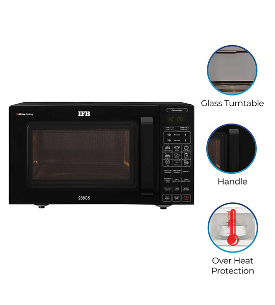 Ifb 23 L Convection Microwave Oven 23bc5 Black With Starter Kit