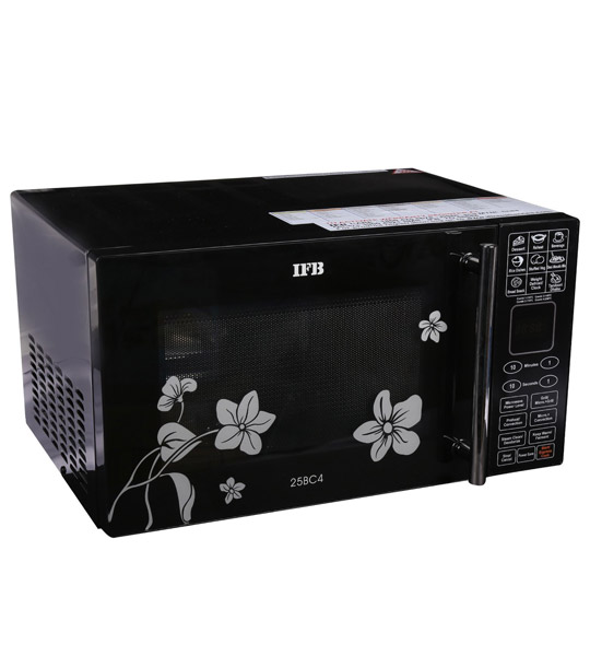 IFB 25 L Convection Microwave Oven (25BC4, Black, Floral Design, With